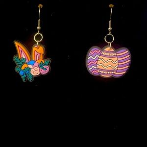 Easter bunny earrings